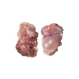 Viande de cuisse de poulet sans os, sans peau