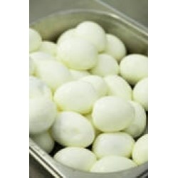 Oeuf de poule cuit dur écalé