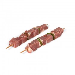 Brochette de dinde poivrons